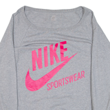 NIKE Womens Sweatshirt Grey XL
