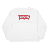 LEVI'S Womens Sweatshirt White XL