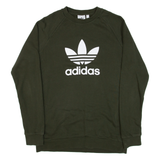 ADIDAS Mens Sweatshirt Green M