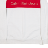 CALVIN KLEIN JEANS Womens Sweatshirt White S