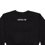ADIDAS Womens Sweatshirt Black UK 10