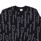 CHAMPION Womens Sweatshirt Black M