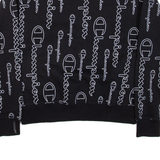 CHAMPION Womens Sweatshirt Black M