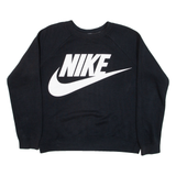 NIKE Womens Sweatshirt Black M