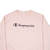 CHAMPION Womens Sweatshirt Pink XL