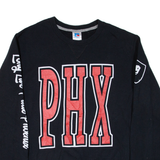 RUSSELL ATHLETIC PHX Mens Sweatshirt Black USA M