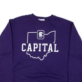 CHAMPION Capital Mens Sweatshirt Purple USA M