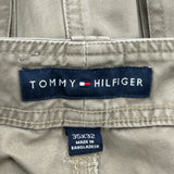 Tommy Hilfiger Cargo Trousers - 35W 32L Khaki Cotton