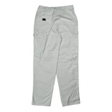 Dickies Carpenter Trousers - 32W 36L White Cotton
