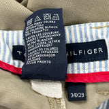 Tommy Hilfiger Chino Shorts - 32W 13L Beige Cotton