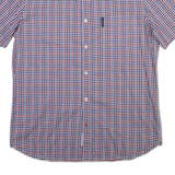 LAMBRETTA Mens Shirt Blue Check L