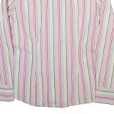 BODEN Womens Shirt Pink Striped Long Sleeve XS