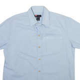 DIESEL Mens Plain Shirt Blue Long Sleeve L