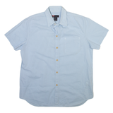 DIESEL Mens Plain Shirt Blue Long Sleeve L