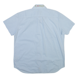 DIESEL Mens Plain Shirt Blue Long Sleeve L