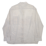 MARC CAIN Womens Plain Shirt Grey Viscose Long Sleeve L