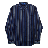 PAUL SMITH Mens Shirt Blue Striped Long Sleeve S