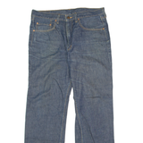 LEVI'S 524 Mens Jeans Blue Regular Straight Raw W36 L29