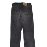 LEVI'S 516 Mens Jeans Grey Slim Straight Stone Wash W32 L36
