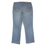 DICKIES Womens Jeans Blue Relaxed Bootcut Stone Wash W34 L28