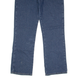 DICKIES Workwear Mens Jeans Blue Relaxed Straight Raw W40 L32
