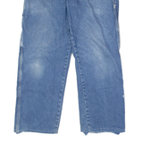 DICKIES Carpenter Mens Jeans Blue Regular Straight Stone Wash W34 L25