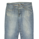DICKIES Workwear Mens Jeans Blue Regular Straight Stone Wash W38 L25