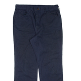 DICKIES Workwear Mens Trousers Blue Regular Straight W36 L30