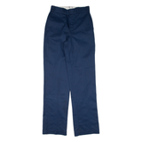 DICKIES Workwear Mens Trousers Blue Regular Straight W28 L34