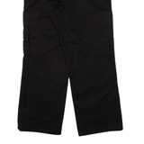 DICKIES Cargo Workwear Mens Trousers Black Relaxed Straight W34 L28