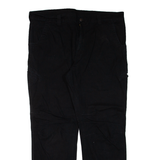 DICKIES Workwear Mens Trousers Black Relaxed Straight W40 L32