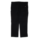 DICKIES Workwear Mens Trousers Black Relaxed Straight W40 L32