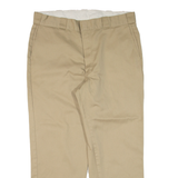DICKIES Workwear Mens Trousers Beige Regular Straight W36 L27