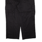 DICKIES Cargo Workwear Mens Trousers Black Relaxed Straight W38 L26