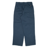 DICKIES 874 Workwear Mens Trousers Blue Regular Straight W30 L27