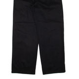 DICKIES Workwear Womens Trousers Black Relaxed Straight W34 L28