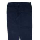 DICKIES Workwear Mens Trousers Blue Regular Straight W38 L32