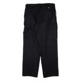 DICKIES Cargo Workwear Mens Trousers Black Relaxed Straight W36 L32
