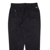 DICKIES Workwear Mens Trousers Black Regular Tapered W35 L28