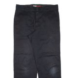 DICKIES 874 Workwear Mens Trousers Black Regular Straight W36 L32