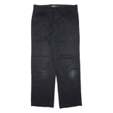 DICKIES 874 Workwear Mens Trousers Black Regular Straight W36 L32