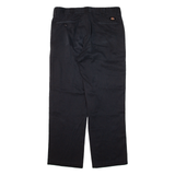 DICKIES 874 Workwear Mens Trousers Black Regular Straight W36 L32