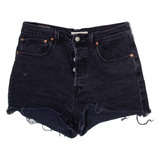 LEVI'S Big E Womens Denim Shorts Grey S W28