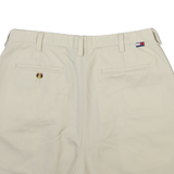 TOMMY HILFIGER Womens Casual Shorts Cream S W28