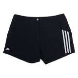 ADIDAS Womens Casual Shorts Black UK 14 W32