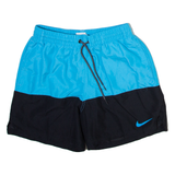 NIKE Mens Casual Shorts Blue Colourblock S W26