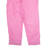Womens Track Pants Pink Straight L W32 L29