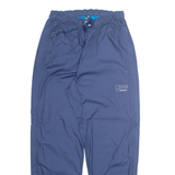 TENSION Mens Track Pants Blue Tapered L W30 L31