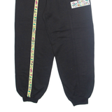 TAPS VOLANS Mens Joggers Black Tapered M W26 L30