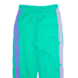 SUN-SET Mens Track Pants Green Tapered M W32 L27